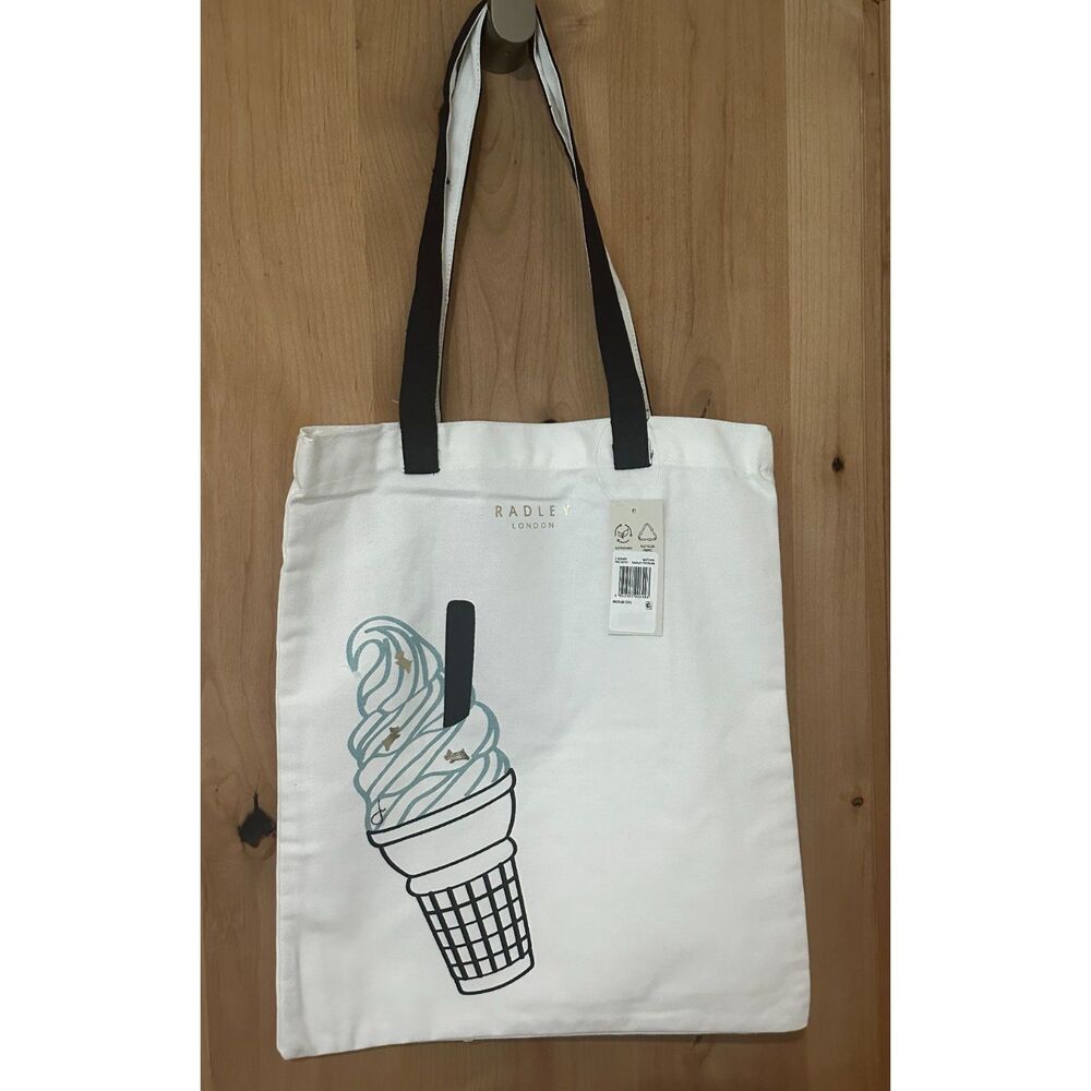 RADLEY London Pierside Responsible Medium Reusable Canvas Tote Bag NWT - Picture 2 of 7